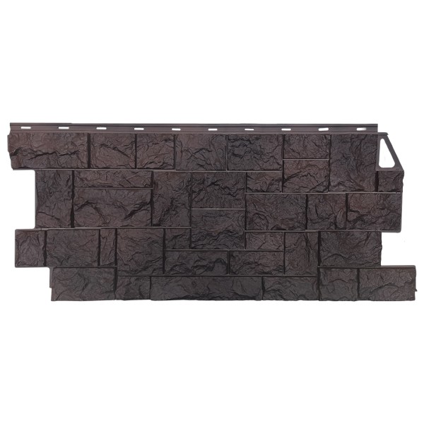 Фасадная панель FineBer, Камень Дикий, Коричневый купить в Котласе