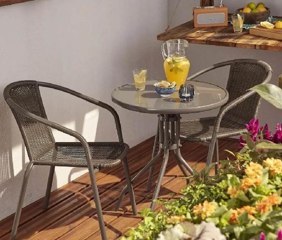 Комплект плетеной мебели AFINA из иск. ротанга Асоль-7 TLH-037B/TLH-060 brown-2pcs купить в Котласе