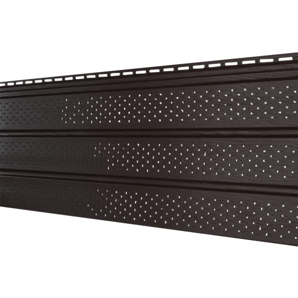 Софит Ю-Пласт Классический, с полной перфорацией коричневый купить в Котласе