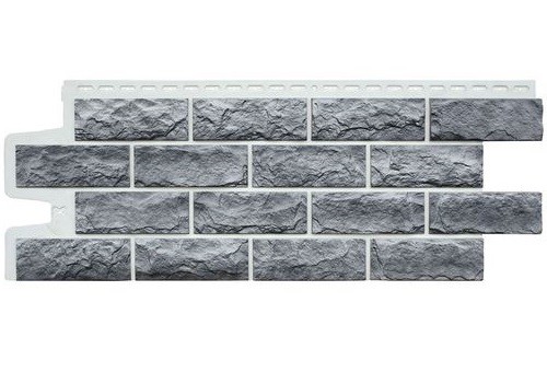 Фасадные панели Grand Line Колотый Камень Гранит, Шов белый купить в Котласе