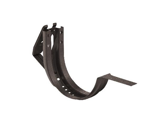 Водосток Aquasistem, Система 125x90 - Крюк крепления желоба короткий регулируемый RR 32 Тёмно-коричневый matt купить в Котласе