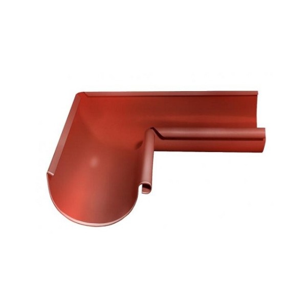 Водосток Grand Line 125x90 – Угол внутренний 90° RAL 8004 купить в Котласе