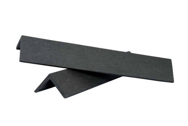 Уголок ДПК завершающий шлифованный SINGARAJA чёрный купить в Котласе