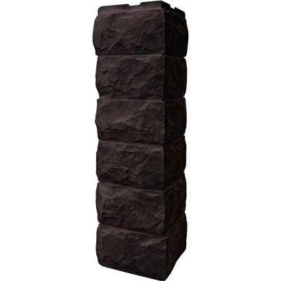 Угол наружный FineBer, Скол Тёмно- коричневый