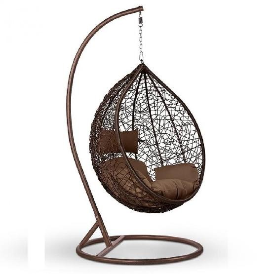 Кресло Подвесное из искусственного ротанга AFM-168A-L Brown купить в Котласе