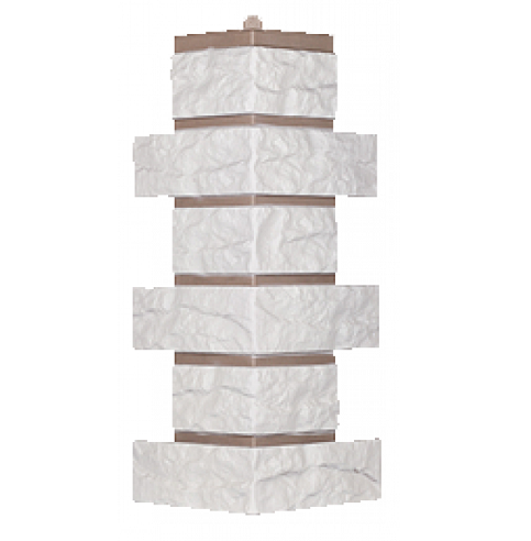 Угол T-Сайдинг-Кирпич Лондон Брик Белый купить в Котласе