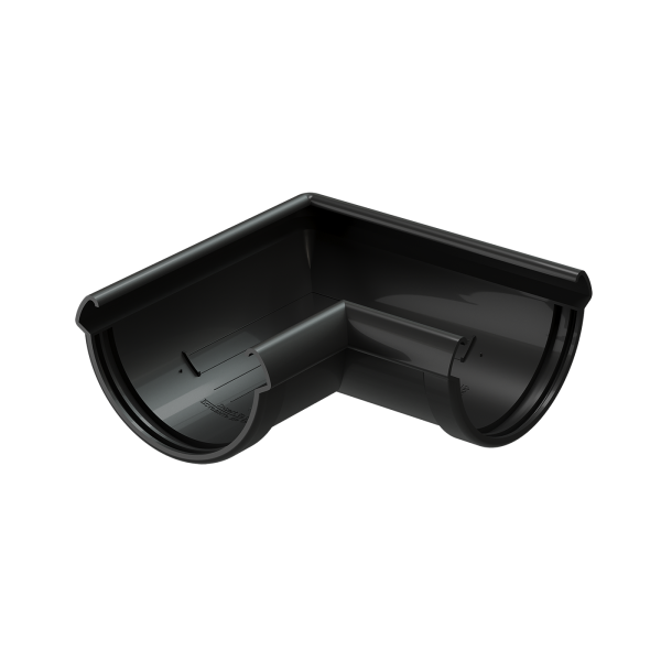 Угол желоба 90° Docke Lux ПВХ - Карбон купить в Котласе