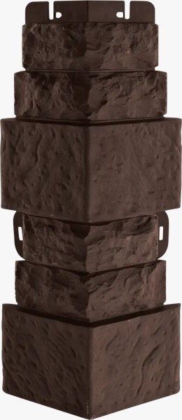 Угол наружный Альта-Профиль Кирпич антик ЭКО Коричневый купить в Котласе