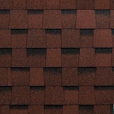 Двухслойная ламинированная черепица Shinglas, серия Фазенда – Красный купить в Котласе