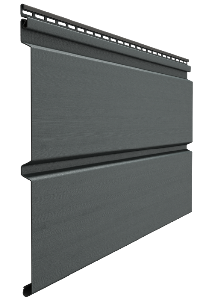Виниловый сайдинг docke (дёке) - профиль D6S графит купить в Котласе