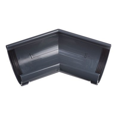 Угол желоба универсальный 135° Docke Lux ПВХ - Графит купить в Котласе