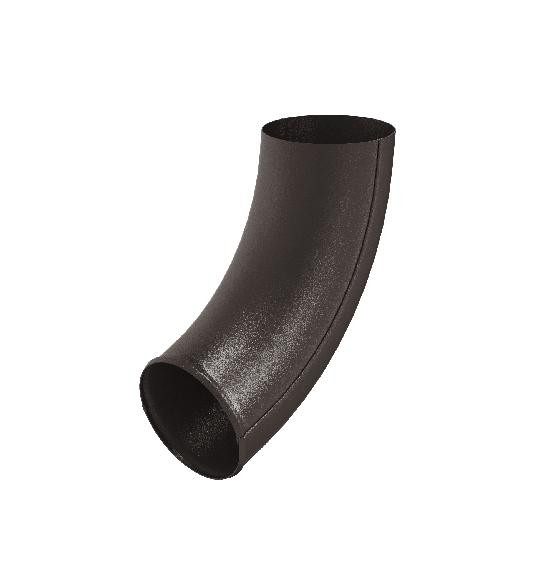 Водосток Aquasistem, Система 125x90 - Отвод трубы RR 32 Тёмно-коричневый matt купить в Котласе