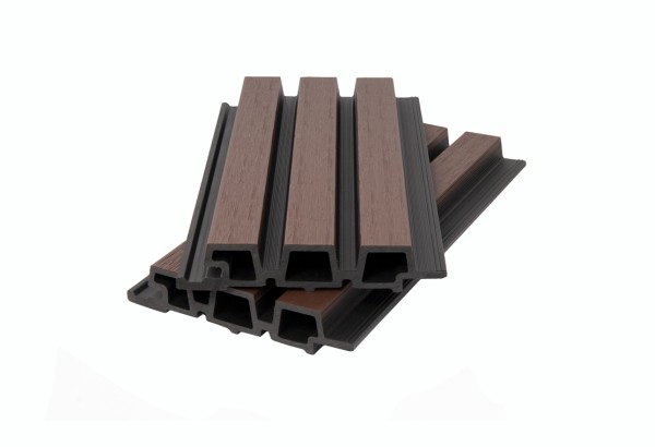Фасадная панель брусковая двухцветная co-extrusion, chocolate mix купить в Котласе