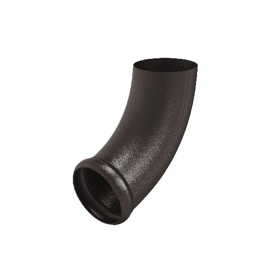 Водосток Aquasistem, Система 125x90 - Отвод трубы декорированный RR 32 Тёмно-коричневый matt купить в Котласе