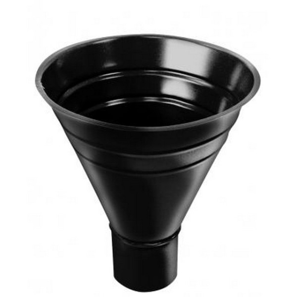 Водосток Grand Line 125x90 –  Воронка водосборная RAL 9005 купить в Котласе