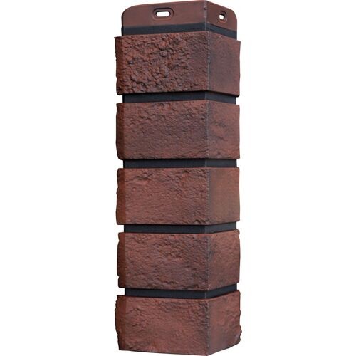 Угол Grand Line состаренный кирпич Элит кофе (жжёный), ШОВ черный купить в Котласе