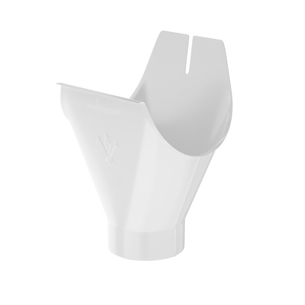 Водосток Aquasistem, система 125x90 - Воронка желоба RR 20 Белый купить в Котласе