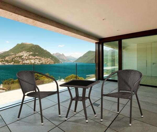 Комплект плетеной мебели AFINA из иск. ротанга T25A/Y137C-W53 Brown 2Pcs купить в Котласе