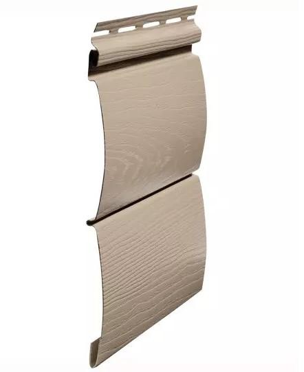 Виниловый сайдинг fineber (файнбер) - серия blockhouse (блокхаус) "бревно", сандал купить в Котласе