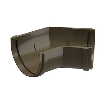 Угол желоба 135˚ Docke Premium ПВХ - Каштан купить в Котласе