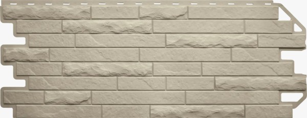 Фасадная панель Цокольный сайдинг Альта-профиль Кирпич-Антик ЭКО Кремовый купить в Котласе