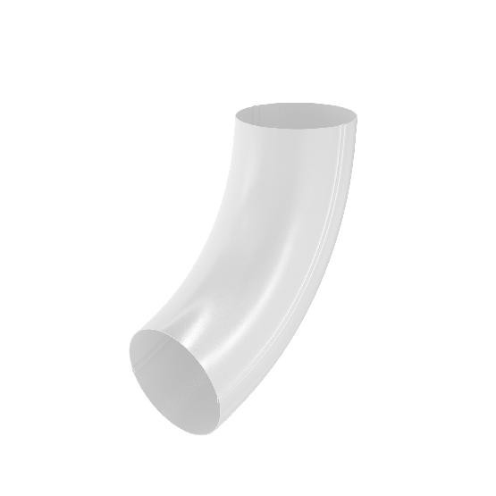 Водосток Aquasistem, система 150/100 - Колено трубы RAL 9003 Белый купить в Котласе