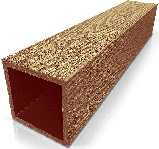 Столб ДПК 3D GardenParkett фактура дерева Бук купить в Котласе