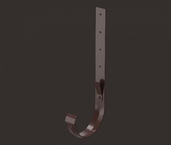 Металлический кронштейн желоба Docke Lux - Шоколад купить в Котласе