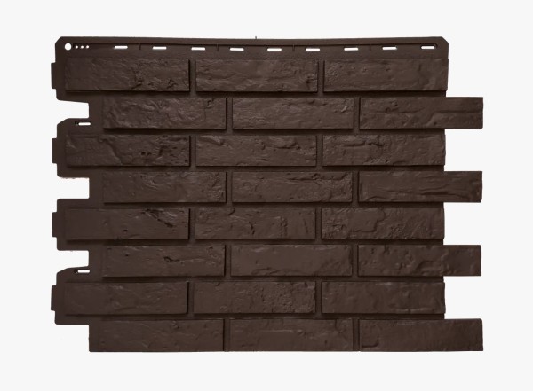 Фасадная панель Альта-Профиль Кирпич Рижский ЭКО Коричневый купить в Котласе