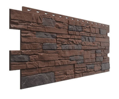 Фасадная панель Docke, Stein, Темный орех