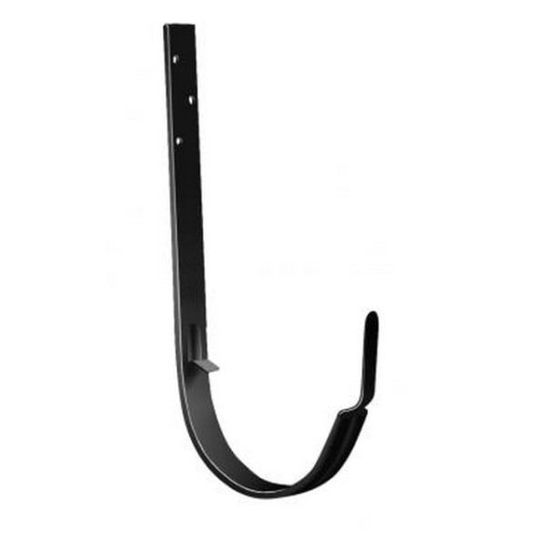 Водосток Grand Line 125x90 – Кронштейн длинный RAL 9005 купить в Котласе