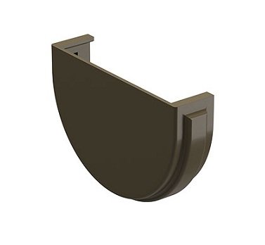 Заглушка желоба Docke Premium ПВХ - Каштан купить в Котласе