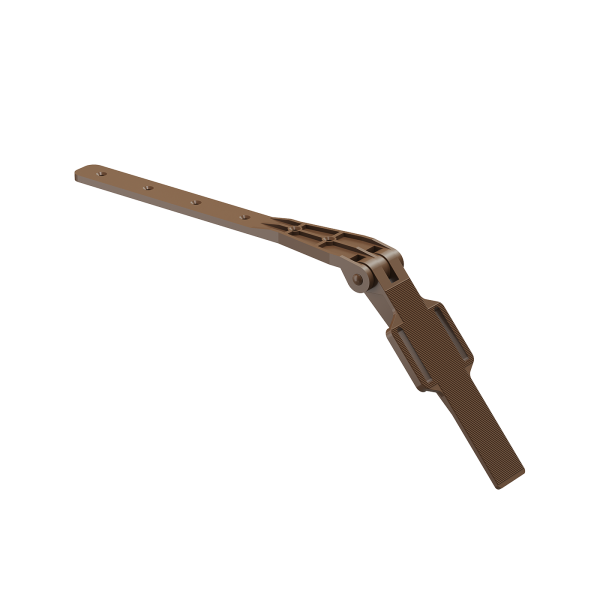 Крепление регулируемое для кронштейна желоба Docke Premium ПВХ - Каштан купить в Котласе