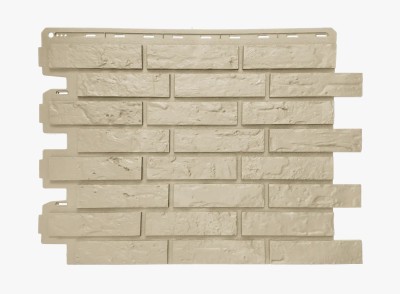 Фасадная панель Альта-Профиль Кирпич Рижский ЭКО Кремовый