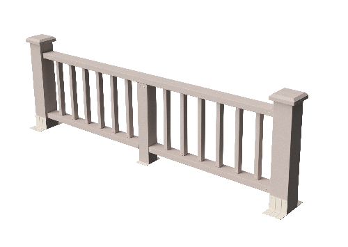 Ограждения декоративное ДПК GRINDERDECO Троя выбеленный дуб купить в Котласе