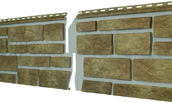 Фасадная панель Ю-пласт Стоун Хаус S-Lock Таганай вулканический купить в Котласе