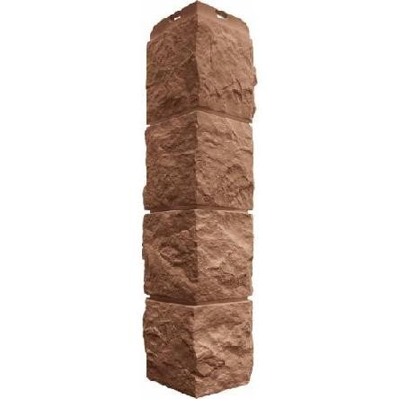 Угол наружный Альта-Профиль Туф ЭКО Терракотовый купить в Котласе