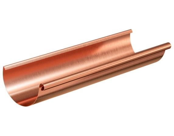 Водосток Aquasistem, система 150/100 - Желоб водосточный медный 3 метра купить в Котласе