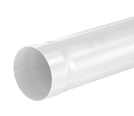 Водосток Aquasistem, система 125x90 - Труба водосточная 3.00м RR 20 Белый купить в Котласе