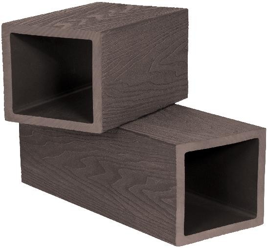 Столб опорный Polivan SINGARAJA 3D фактура дерева, темно-коричневый купить в Котласе