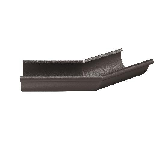 Водосток Aquasistem, Система 125x90 - Угол желоба, наружный 135° RR 32 Тёмно-коричневый matt купить в Котласе