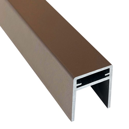 П-профиль Алюминиевый EasyDecking 35x25 Венге купить в Котласе