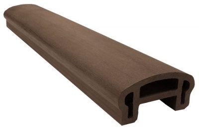 Перила вехнее фигурное Woodvex Select Темно - Коричневый купить в Котласе