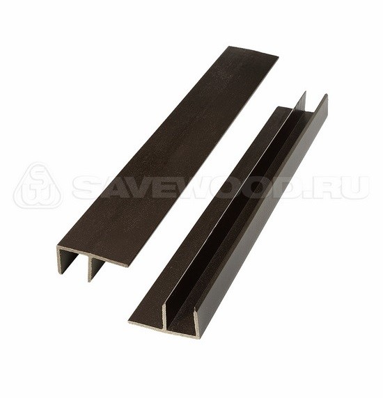 F-профиль ДПК Savewood – Тёмно-коричневый купить в Котласе