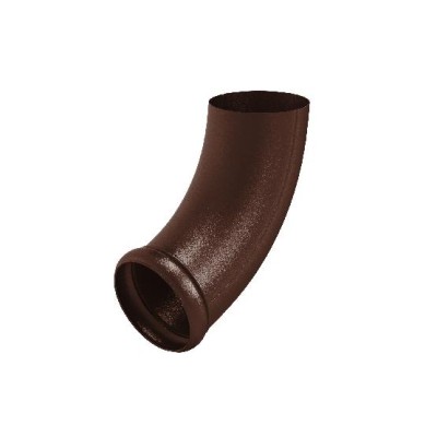 Водосток Aquasistem, Система 150/100 - Отвод трубы декоративный RAL 8017 Коричневый matt