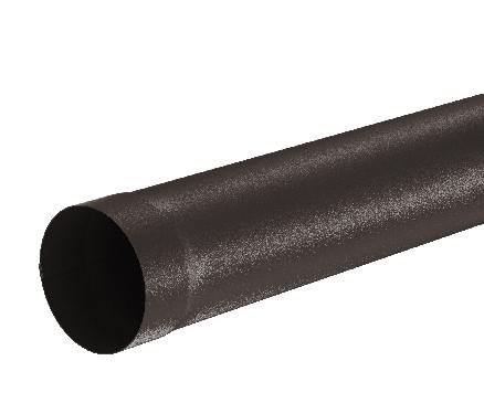 Водосток Aquasistem, Система 125x90 - Труба водосточная 1.00м RR 32 Тёмно-коричневый matt купить в Котласе