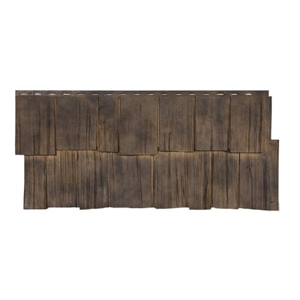 Фасадная панель T-Сайдинг- Щепа Дуб ЭКО-2 Орех купить в Котласе