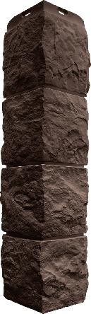 Угол наружный Альта-Профиль Туф ЭКО Коричневый купить в Котласе