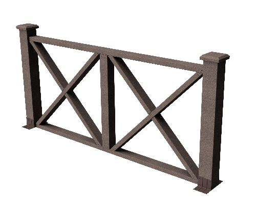 Ограждения декоративное ДПК GRINDERDECO Тауэр венге купить в Котласе