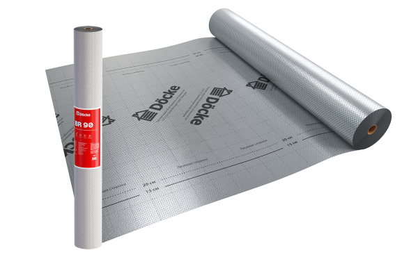 Пароизоляционная пленка c теплоотражающим слоем Docke, BR 90 купить в Котласе